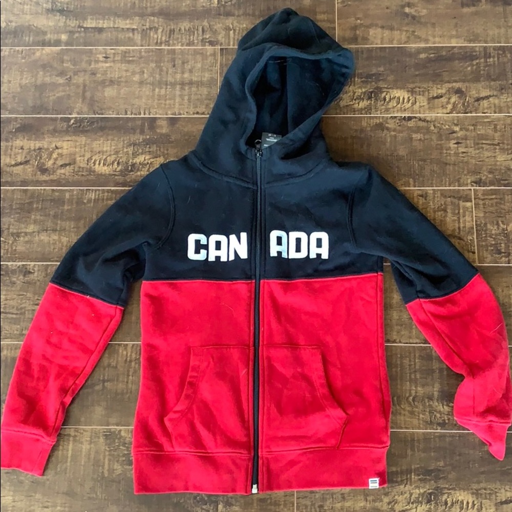 A Canada day hooded zippy
